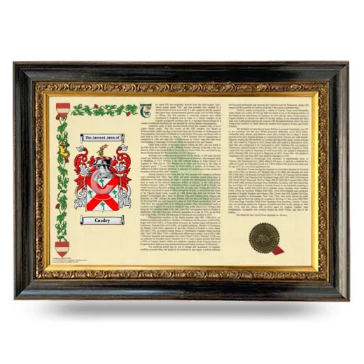 Cardey Armorial Landscape Framed - Heirloom