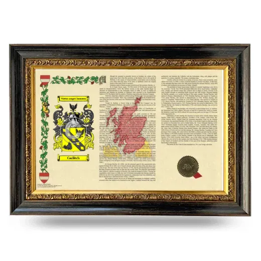 Carlitch Armorial Landscape Framed - Heirloom