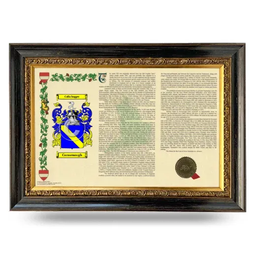 Carmenough Armorial Landscape Framed - Heirloom
