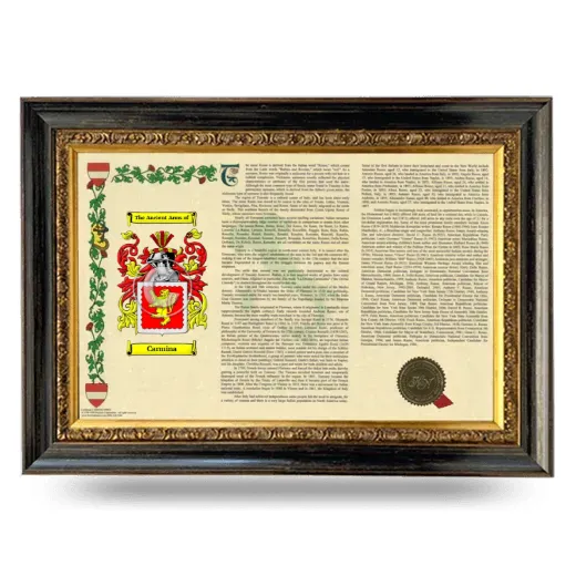 Carmina Armorial Landscape Framed - Heirloom