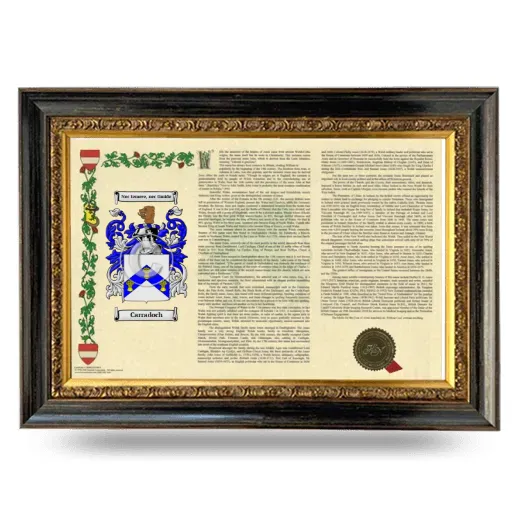 Carradoch Armorial Landscape Framed - Heirloom