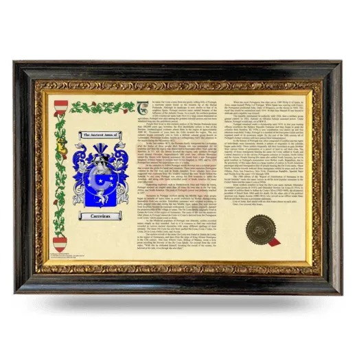 Carreiras Armorial Landscape Framed - Heirloom