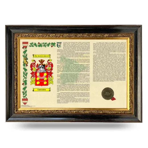 Castruita Armorial Landscape Framed - Heirloom