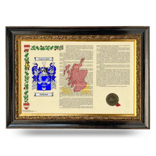Cathcart Armorial Landscape Framed - Heirloom