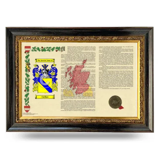 Cathro Armorial Landscape Framed - Heirloom