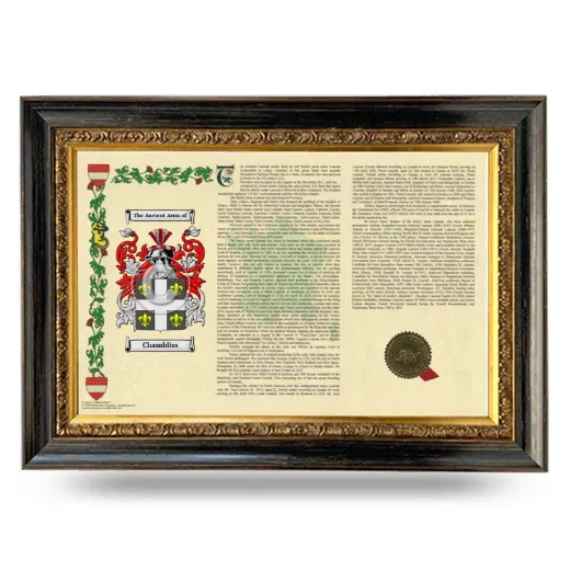Chambliss Armorial Landscape Framed - Heirloom
