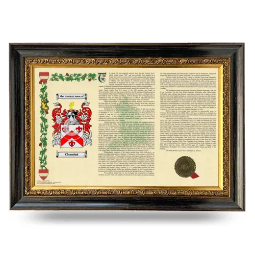 Chamint Armorial Landscape Framed - Heirloom