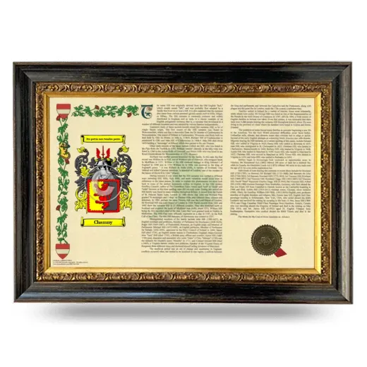 Chamny Armorial Landscape Framed - Heirloom