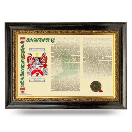 Chamon Armorial Landscape Framed - Heirloom