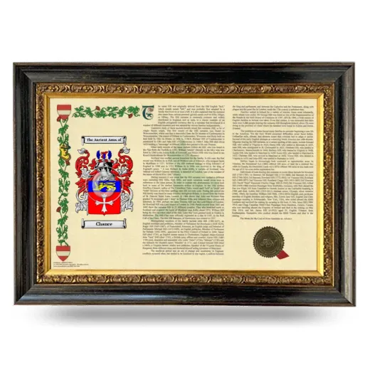 Chance Armorial Landscape Framed - Heirloom