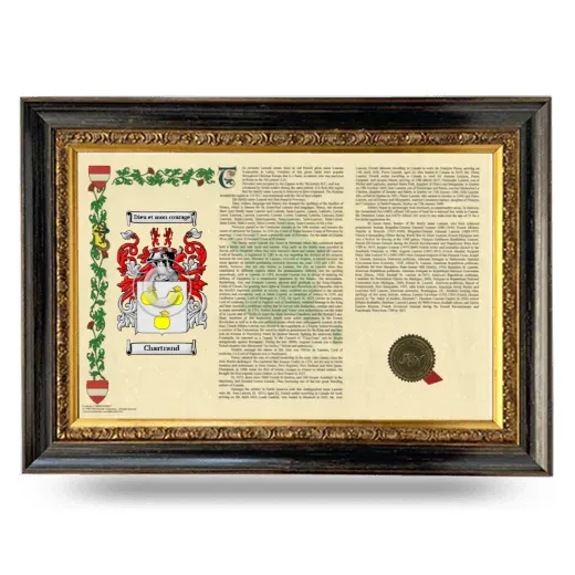 Chartrand Armorial Landscape Framed - Heirloom