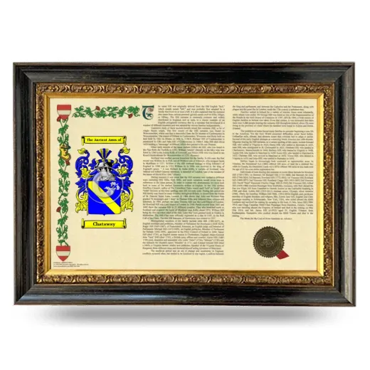 Chataway Armorial Landscape Framed - Heirloom