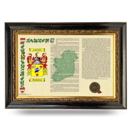 Chatherton Armorial Landscape Framed - Heirloom