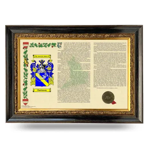 Chattaway Armorial Landscape Framed - Heirloom