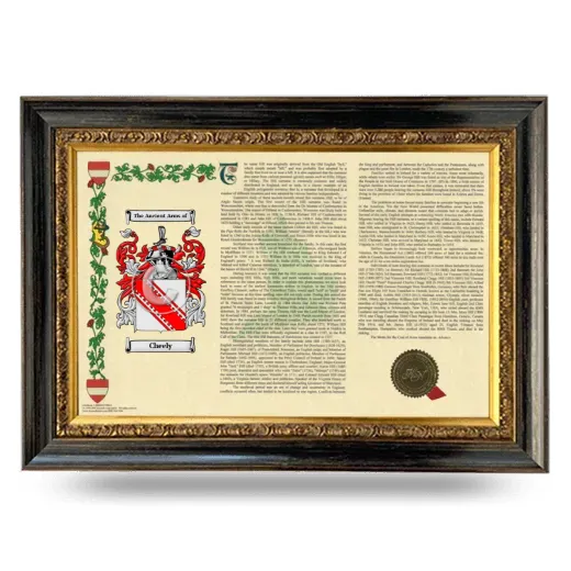 Cheely Armorial Landscape Framed - Heirloom