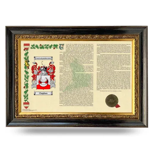 Chephan Armorial Landscape Framed - Heirloom