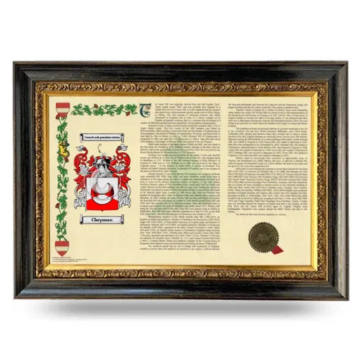 Chepman Armorial Landscape Framed - Heirloom