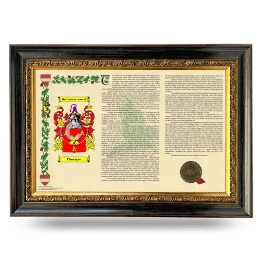 Chessyre Armorial Landscape Framed - Heirloom