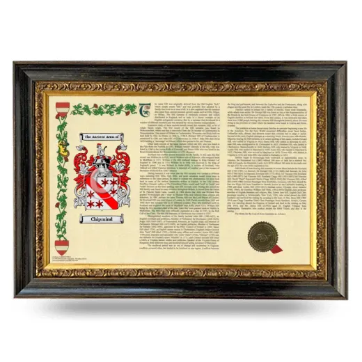 Chipmind Armorial Landscape Framed - Heirloom
