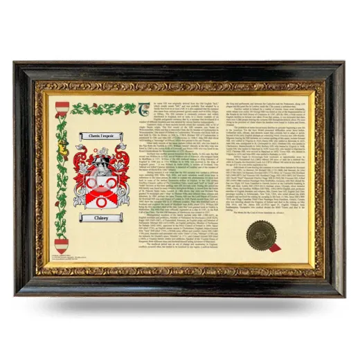 Chirey Armorial Landscape Framed - Heirloom