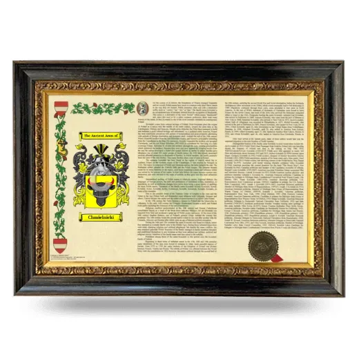Chmielnicki Armorial Landscape Framed - Heirloom