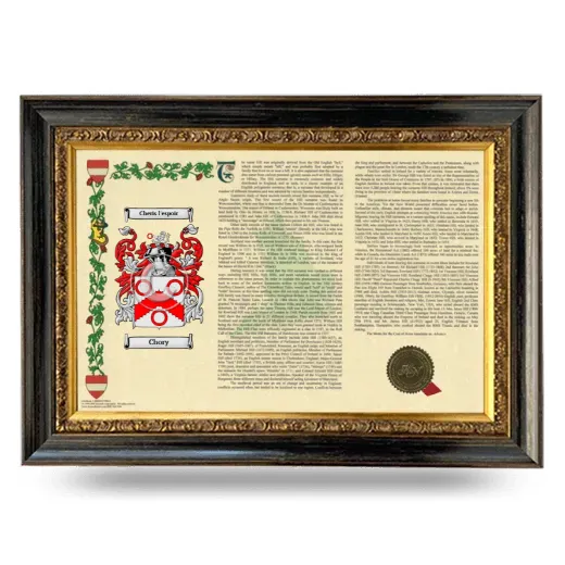 Chory Armorial Landscape Framed - Heirloom
