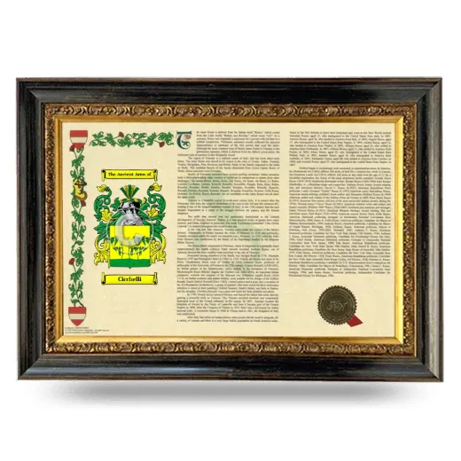 Cicchelli Armorial Landscape Framed - Heirloom