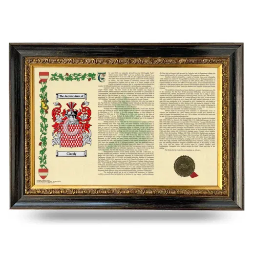 Clardy Armorial Landscape Framed - Heirloom