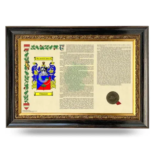 Clemmer Armorial Landscape Framed - Heirloom