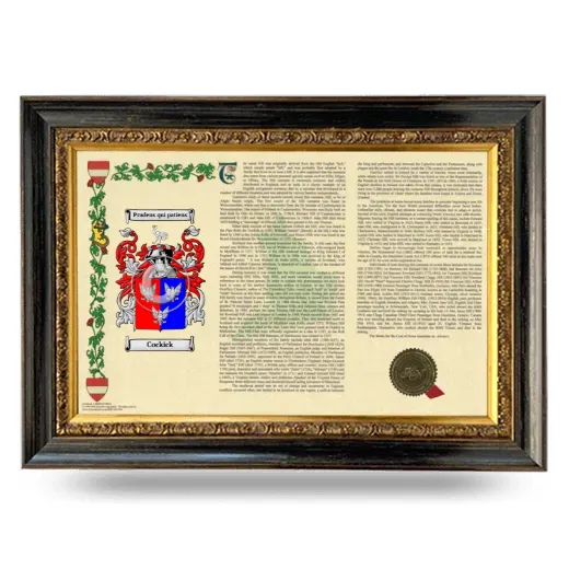 Cockick Armorial Landscape Framed - Heirloom