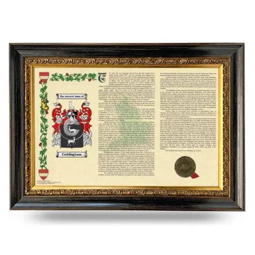 Coddingham Armorial Landscape Framed - Heirloom