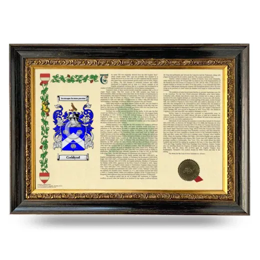Coddynd Armorial Landscape Framed - Heirloom