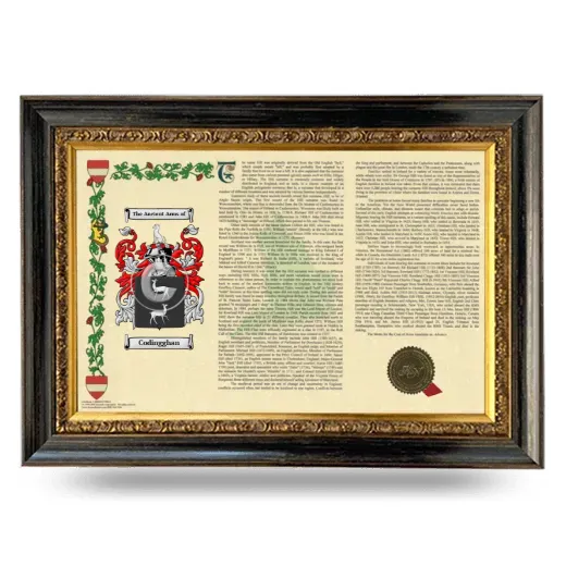 Codingghan Armorial Landscape Framed - Heirloom