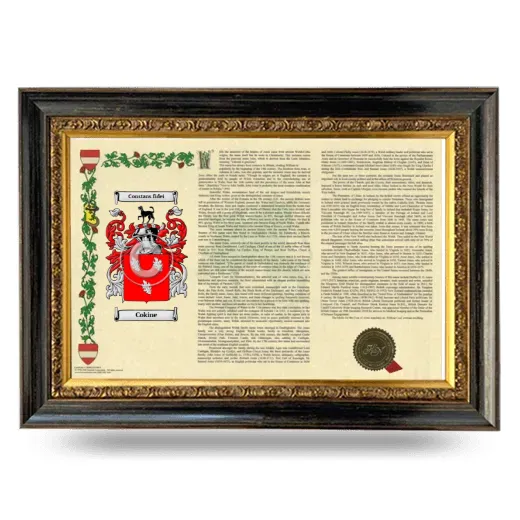 Cokine Armorial Landscape Framed - Heirloom