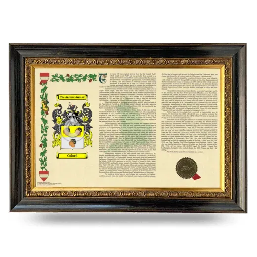 Colord Armorial Landscape Framed - Heirloom