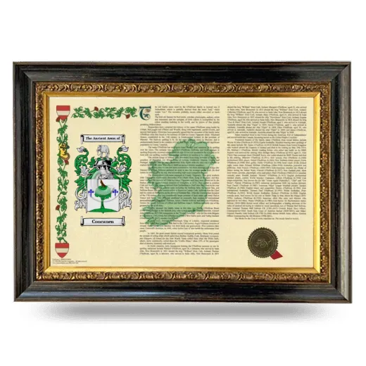Concanen Armorial Landscape Framed - Heirloom