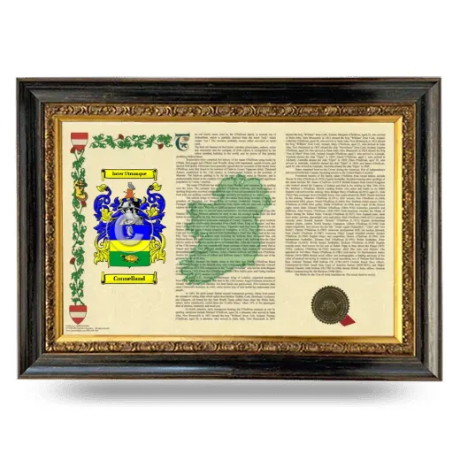 Connelland Armorial Landscape Framed - Heirloom