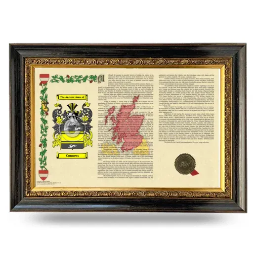 Conness Armorial Landscape Framed - Heirloom