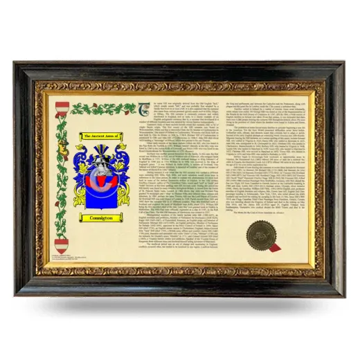 Connigton Armorial Landscape Framed - Heirloom