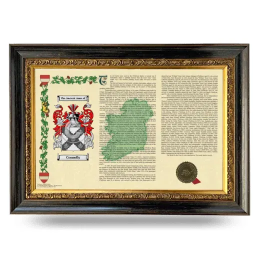 Connolly Armorial Landscape Framed - Heirloom