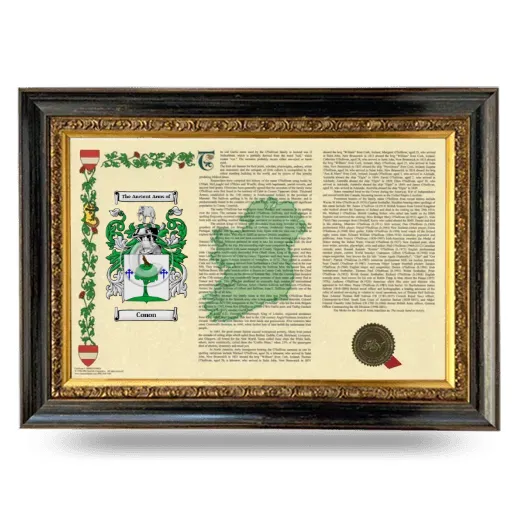 Conon Armorial Landscape Framed - Heirloom