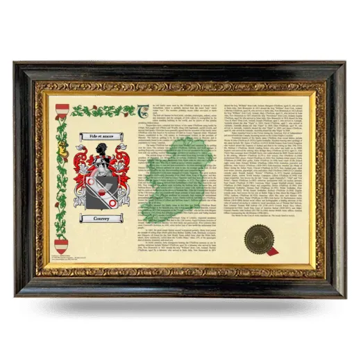 Convey Armorial Landscape Framed - Heirloom