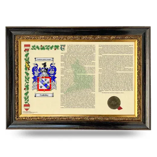 Cookslay Armorial Landscape Framed - Heirloom