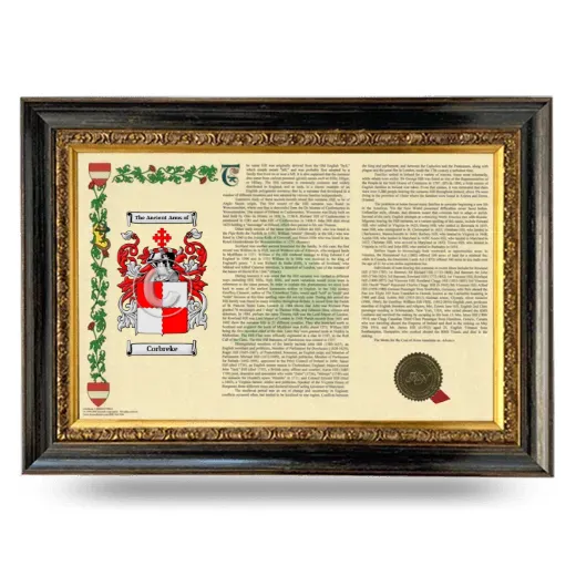 Corbreke Armorial Landscape Framed - Heirloom