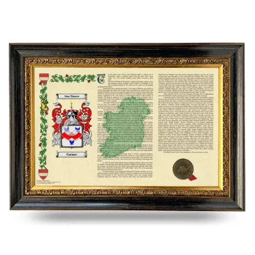 Cornac Armorial Landscape Framed - Heirloom
