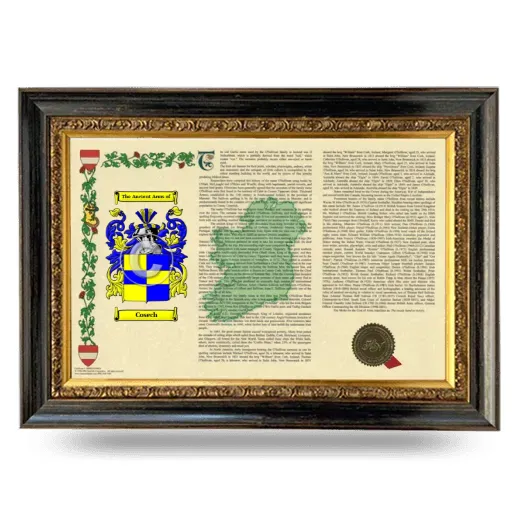 Cosech Armorial Landscape Framed - Heirloom
