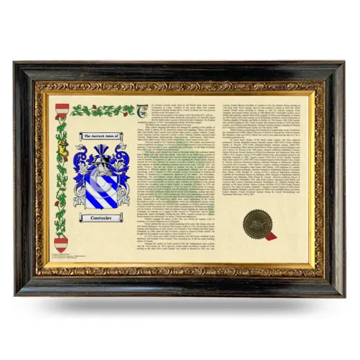 Couturier Armorial Landscape Framed - Heirloom