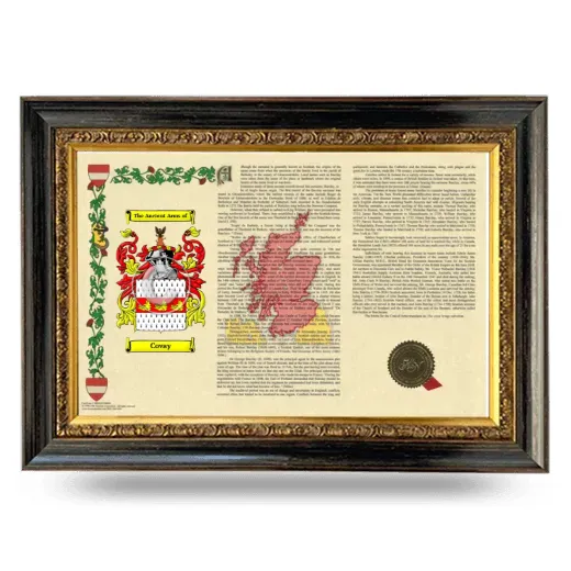 Covay Armorial Landscape Framed - Heirloom
