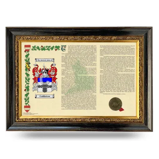 Crabbetree Armorial Landscape Framed - Heirloom