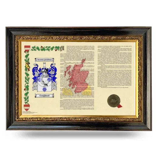Craighead Armorial Landscape Framed - Heirloom